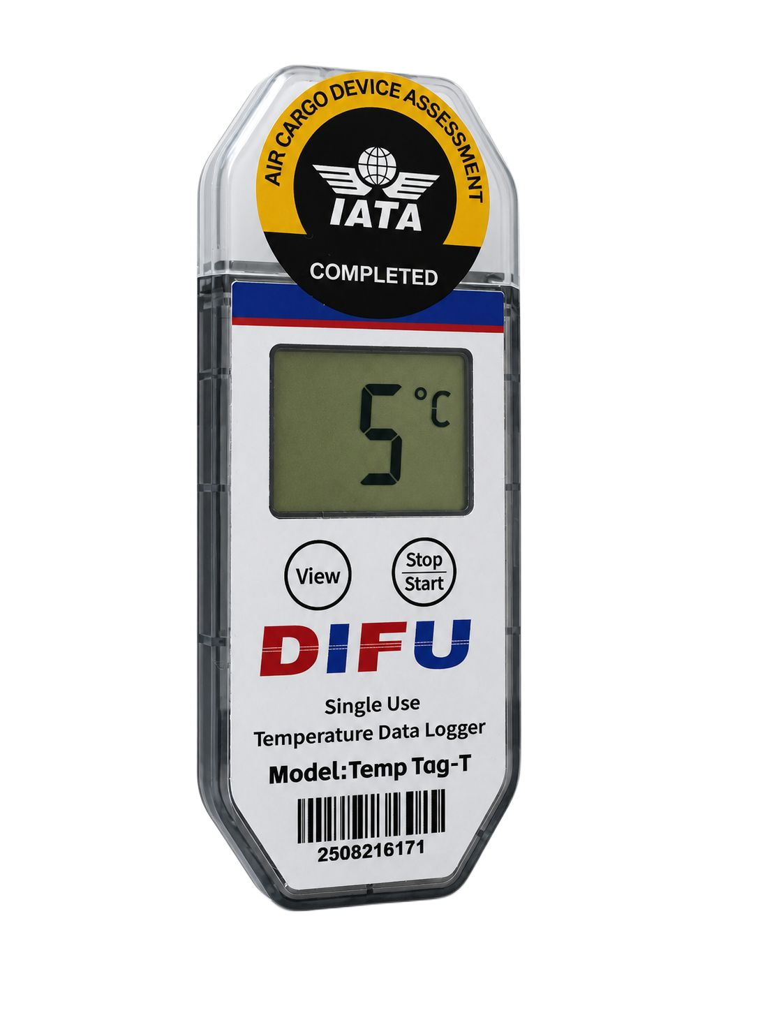 DIFU Temp Tag-T egyszer használatos hőmérséklet data logger